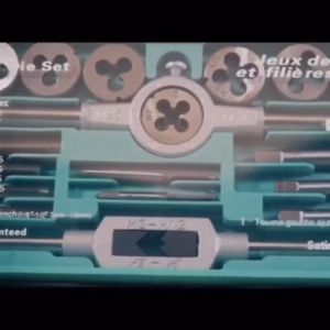 ชุดทำเกลียว ชูดต๊าฟเกลียวดอกต๊าฟเกลียว ชูด 20 ชิ้น สกรูเหล็กความเร็วสูงเกลียวเมตริก ชูดทำเกลียว ชูดต๊าปเกลียวตัวผู้ ตัวเมีย M3-M12 ชูดด้ามต๊าป ชูดทำเกลียว ชูดต๊าปเกลียวมือ ชูดต๊าปเกลียว [ร้านกรุงเทพ]