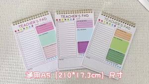 50 Sheets Daily Planner Notepad Top‑Bound Spiral To‑Do List Notebook Layout Schedule Organizer for Teacher Work Planning
