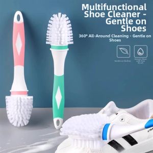 360 Degree No-Dead-Angle Soft Bristles Shoe Cleaning Brush