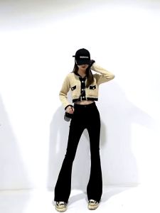 Coachluk- Cutbray Jeans Highwaist Wanita Stretch - High Waist Jeans Cutbray Premium Korean Style Retro