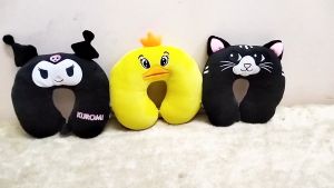 Dreamtoys96 Bantal Leher Kancing New Headrest U Kuping Karakter