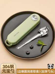 Thìa Ăn Cơm Bằng Thép Không Gỉ 304 Cho Trẻ Em Thìa Ăn Súp Thìa Nhỏ Đựng Trong Hộp Đựng Dụng Cụ Ăn Uống Cho Trẻ Em Thương Hiệu WORTHBUY