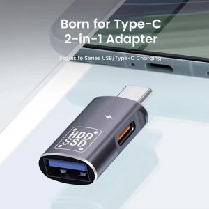 NNBILI Type C Bộ Chuyển Đổi OTG USB-C Nam Sang USB 2.0 Nữ Cho Macbook Xiaomi Huawei Samsung Đầu Nối OTG Chất Liệu PVC 5A Dòng Điện Tối Đa