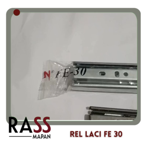 1 BOX Rel Laci Double 2x Tarik Full Extension FE 30mm merk Huben 40cm