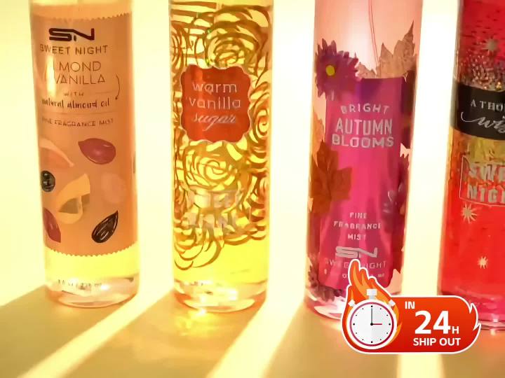 Sweet Night Perfume Long Lasting Fragrance Classic Series 236ml Vanilla Fragrance Mist Perfume for women for men Unisex