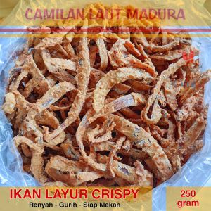 Ikan Layur Crispy Renyah Gurih Camilan Laut Madura Oleh-oleh Khas - 250gr