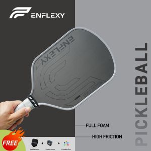 ENFLEXY Toray T700 carbon fiber and full foam core pickleball paddle with 16mm thickness design