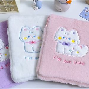 Nkshop พร้อมส่ง🇹🇭 𝐢𝐏𝐚𝐝 𝐁𝐚𝐠🍰🍎กระเป๋าใส่ไอแพด ขนนุ่มนิ่ม🌷 ใส่ไอแพดขนาด 11/10.5/10.2 นิ้ว กระเป๋าiPadน่ารัก