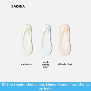 Baisina | Vớ Mỏng Hè Không Trượt Ẩn Cổ Chân Đế Bông