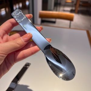 Heavy Sparkling! Original Tail End Single 316 Stainless Steel Cartoon Childrens Fork Elegant Pure Color Western Dinner Fork