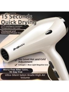 High Power Silent Quick Dry Ionic Hair Dryer 3000W