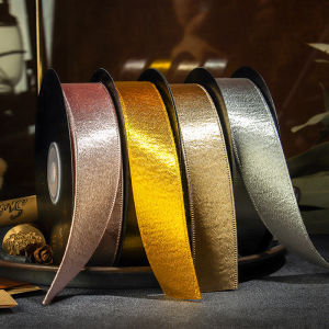 Zhuocai Korean Style Glossy Velvet Band Hair Accessories Barrettes Ribbon DIY Gift Decorative Ribbon Thickened Ribbon Bright Ribbon