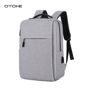 OTOHE Fashion Backpack Mens Business Laptop Backpack Waterproof Large Capacity Travel Backpack Men Multi-function Backpack Casual Backpack USB Charging Hole Design