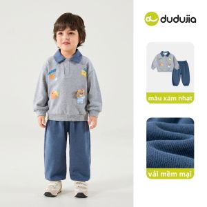 DUDUJIA | Bộ Đồ Thể Thao Mùa Thu Cho Bé