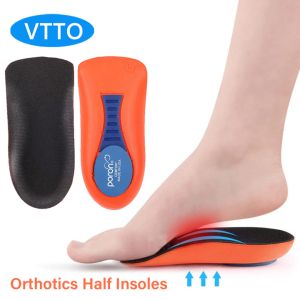 VTTO 1Pair Orthopedic Half Insoles Plantar Fasciitis Feet Insoles Arch Supports Orthotics Inserts Relieve Flat Feet High Arch Foot Pain