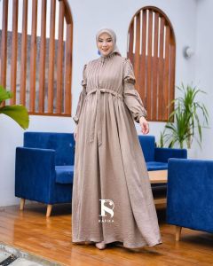 (20) RAFIKA KALILA Baju Dress Gamis Wanita Muslimah Kalila Dress By Rafika. Nazra SHA
