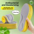 LINGMIAO | Antibacterial Deodorizing Absorbent Breathable Shoe Insoles. 