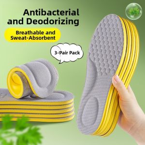 LINGMIAO | Antibacterial Deodorizing Absorbent Breathable Shoe Insoles