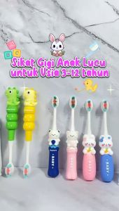 Momosee Sikat Gigi Anak Lembut 3-12 Tahun Karakter Lucu Training Toothbrush BPA Free XH07