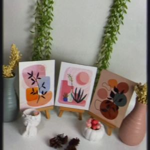 HIASAN DINDING MINIMALIS AETHETIC BUNGA 15X20 CM WALLDECOR PAJANGAN HIASAN KAMAR DEKORASI KAYU MINIMALIST AESTHETIC BUNGA