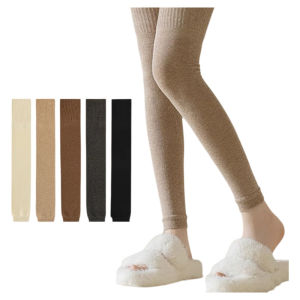 ผู้หญิง สนับเข่าแบบท่อยาว ผ้าฝ้าย ถุงเท้ากีฬาเหนือเข่า ฤดูใบไม้ร่วง ฤดูหนาว อุ่น Pure ผ้าฝ้าย ฤดูใบไม้ผลิ ฤดูใบไม้ร่วง Model Ks Type