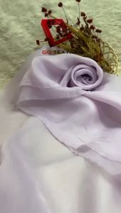 [0.5 METER] Kain Organza Silk Premium Grade A - Exclusive Pure Organza Satin [Bahan Lembut - Bukan Organdi]