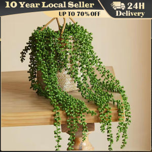 1 Pcs 70cm Artificial Plants Green Succulent Vines Living Room Wall Hanging Fake Plants Home Garden Wedding Party Decorations