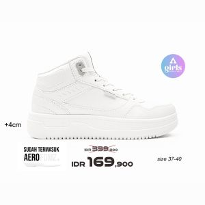 Aerostreet 37-40 Livy Putih Putih - Sepatu Sneakers Wanita
