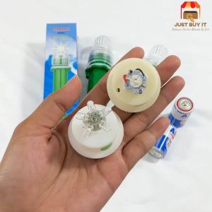 JBI-0201 ( Perdus Isi 100 pcs )JIAHONG Lampu Torpedo Bohlam Topaz Cahaya Hijau Tidak Berkedip Bersinyal 1 Warna Cahaya Lampu  Nelayan Lampu Sinyal Kapal Baterai JUMBO Type A1