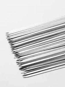 Tusuk Sate Stainless Steel & Tusukan Sate Daging Ayam Sosis BBQ Panggang Cooking Tools PH C1162