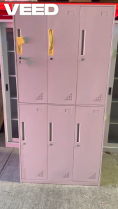 6 Doors Steel Lockers: Not Assemble 185*90*45cm