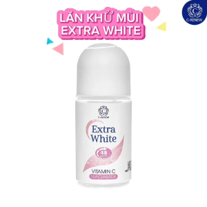 Lăn khử mùi Extra White C-Renew 50ml_ Khô thoáng 48h _ Khử mùi hôi hiệu quả_cho nữ