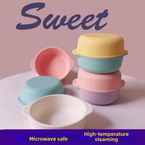 JUZIJIADEKEER | Food-grade Silicone Baby Feeding Bowl Anti-slip Portable Microwave-resistant