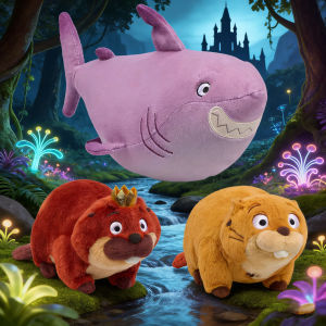 New Hoppers Cartoon Animation Merchandise Plush Toy Doll
