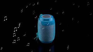 T&G TG625 Colorful Lights Mini Fabric Portable Wireless Bluetooth V5.0 Super Bass Speaker with Strap
