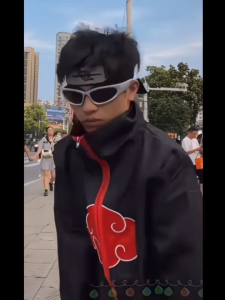 ชุดคอสเพลย์cosplayจากอนิเมะเรื่อง Naruto Akatsuki Sasuke Uchiha Itachi สำหรับคอสเพลย์