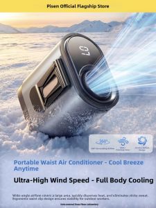 PISEN | High-Speed Large Wind Force Portable Waist Hanging Fan