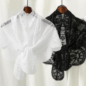 Spanish Traditional Triangle Lace Mantilla Women Head Covering Christian Church Catholic Veil