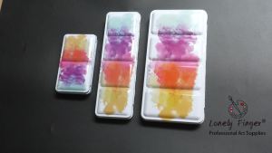 Hộp Đựng Màu Nước Bằng Kim Loại Loại Nhỏ/vừa/lớn Có Khay Màu Rời Được Tháo Lắp 14/26/52 Chiếc Dùng Cho Vẽ Tranh Tự Làm Và Du Lịch
