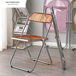 Jiaxun | Transparent Folding Chair Ins Simple Acrylic