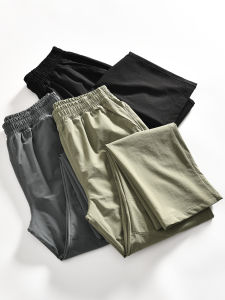 Outdoor Function Mens Spring Summer Lightweight Quick Dry Breathable Workwear Straight Casual Long Pants Comfortable Fit