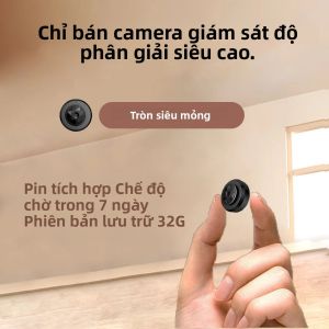 Camera Giám Sát Không Dây Độ Phân Giải Cực Cao 1080P WiFi Mini Micro Di Động Dành Cho Người Giữ Trẻ Với Tầm Nhìn Ban Đêm & Phát Hiện Chuyển Động Để Đảm Bảo An Ninh Cho Gia Đình Trong Nhà Ngoài Trời Cho Thú Cưng Tầm Nhìn Toàn Cảnh 360 Độ