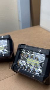 Pawa 4inch 7inch 12V 24V Car White Yellow LED Work Light Bar Spot Flood Beams Combo Off-road SUV Truck Spotlight