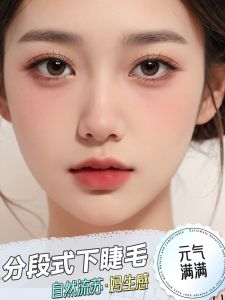 Cats Paw Lower Eyelashes Fake Eyelashes Natural Simulation Short Small Flame SUNFLOWER BAA Single Cluster Daily Lower Eyelashes