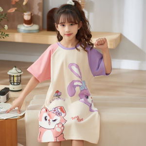 SHAPRA | New Cotton Girl Nightgown Summer Sleepwear
