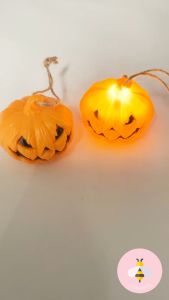 Pinky Bee Dekorasi Halloween Lampu LED Jack O Lantern 70501100