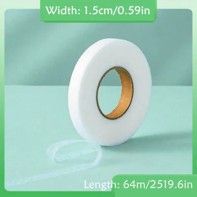 64 Meters White Double Sided Interlining Sewing Accessory Adhesive Tape Cloth Apparel Fusible Interlining DIY Accessories Patchwork