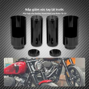 Bộ Ốp Bảo Vệ Phuộc Xe Máy Bằng Nhôm Dành Cho Harley Softail Street Bob Low Rider 2018-2023 Bảo Vệ Phuộc Trước Trên Và Dưới