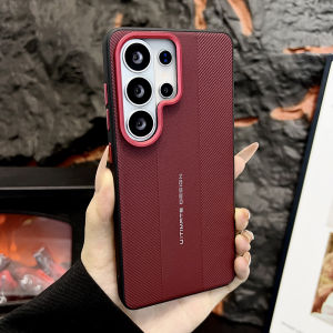 Anti-Slip Textured Phone Case For Samsung Galaxy S26 S25 S24 Ultra Plus Edge Slim Shockproof Case Protective Phone Cover Capa