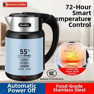 XINLUO | Automatic Large Capacity Insulation Integrated Smart Temperature Control Electric Kettle Stainless Steel
